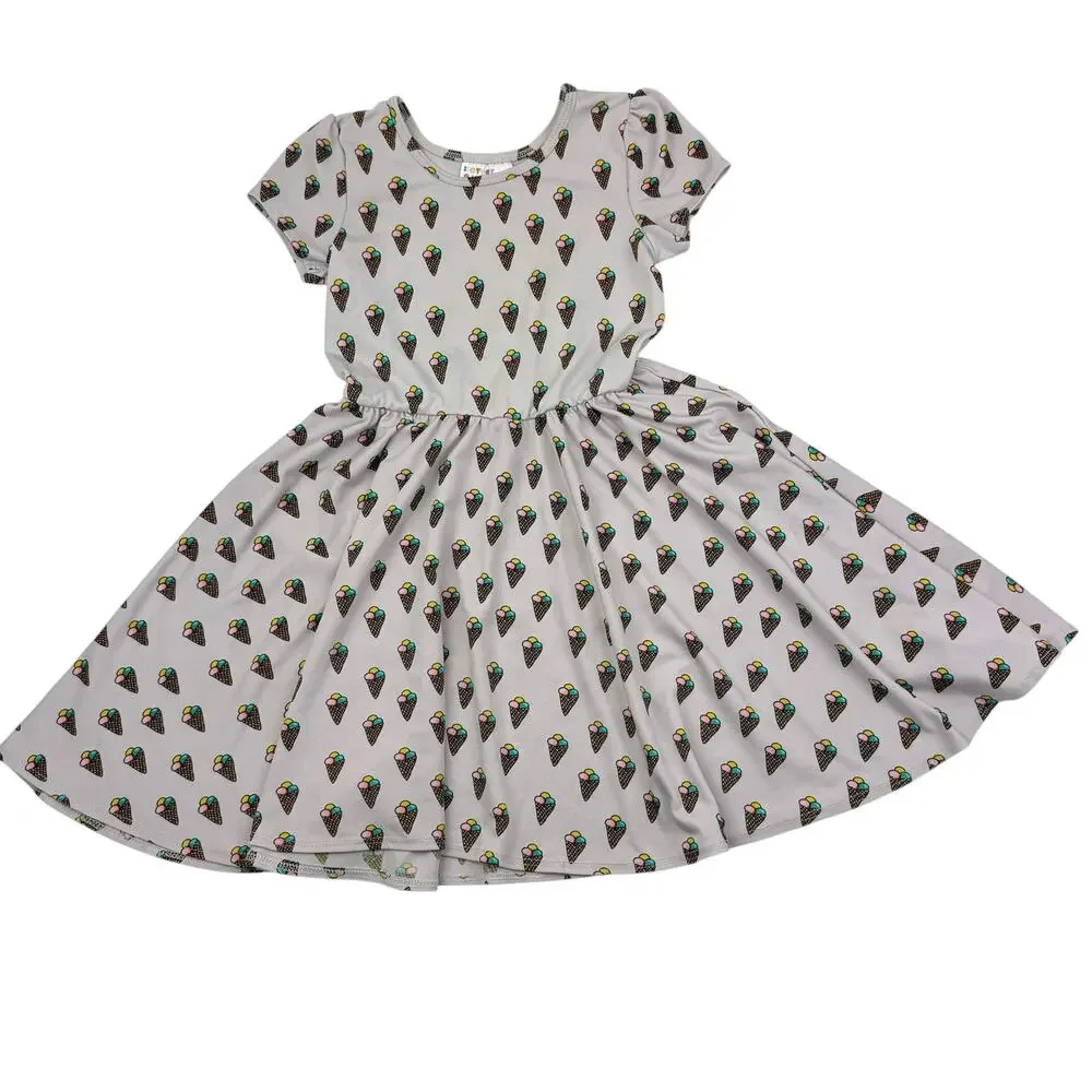 Dot Dot Smile Ice Cream Dress, Size 5/6